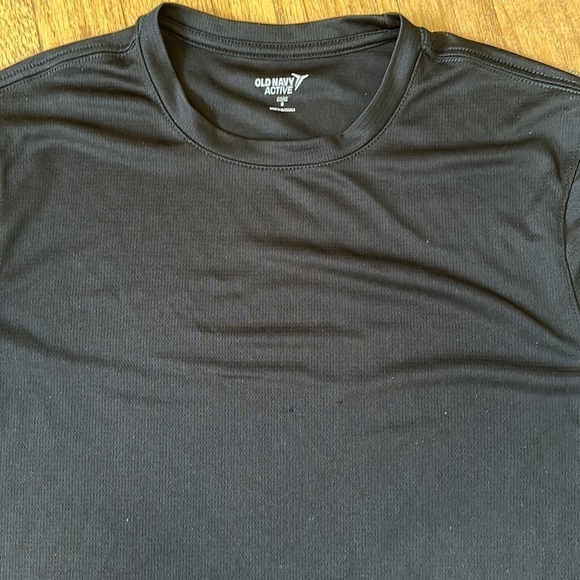 Old Navy short sleeve core mesh black small men’s - Picture 2 of 3